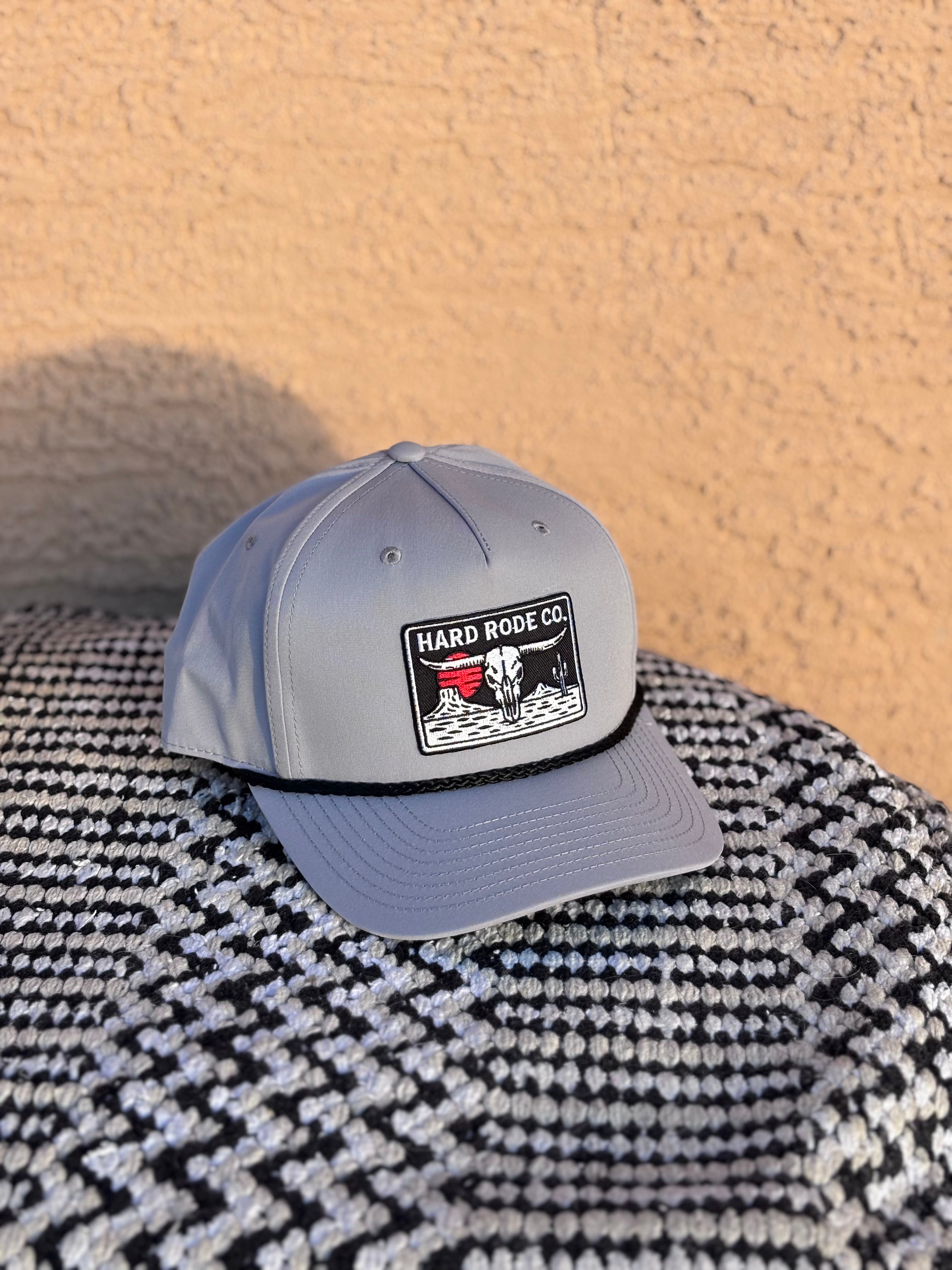 Gray/Black Rope Cap